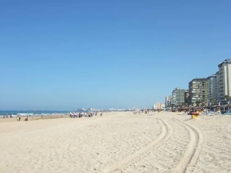 A 5 Min De La Playa Victoria Y Del Htal Pta Mar Apartamento Cádis